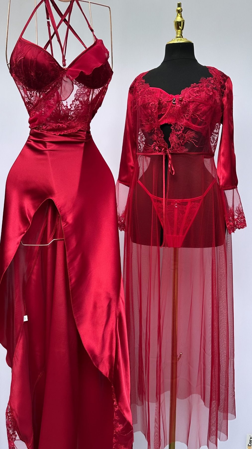 Selene Luxury Red Lingerie Set — Ziri Lingerie